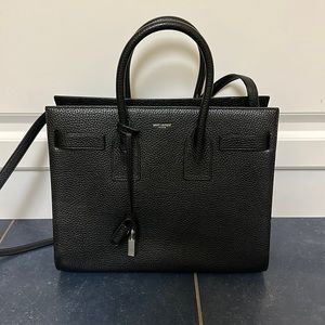 Saint Laurent Small Sac Du Jour in Grained Leather